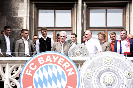 Meisterfeier 2018 des FC Bayern München