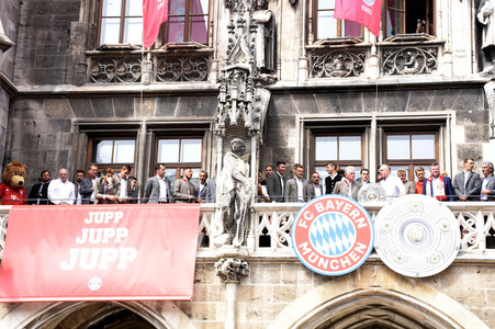 Meisterfeier 2018 des FC Bayern München