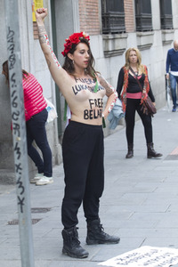 Femen-Protest für die Freiheit von Weißrussland