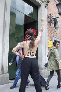 Femen-Protest für die Freiheit von Weißrussland