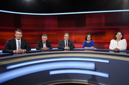 Talkshow 'hart aber fair' in Berlin