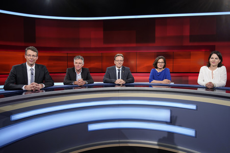 Talkshow 'hart aber fair' in Berlin