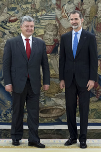 Empfang für Petro Poroschenkoin Madrid