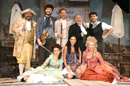 Theaterprobe 'Mirandolina' in München