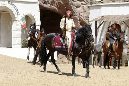 Pressetermin 'Winnetou und das Geheimnis der Felsenburg' in Bad Segeberg