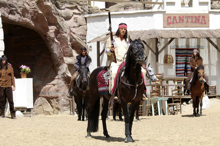 Pressetermin 'Winnetou und das Geheimnis der Felsenburg' in Bad Segeberg