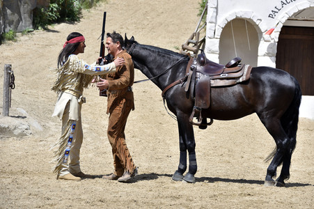 Pressetermin 'Winnetou und das Geheimnis der Felsenburg' in Bad Segeberg