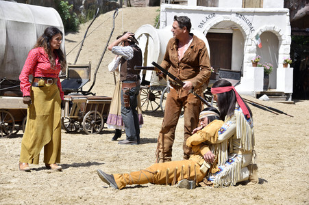 Pressetermin 'Winnetou und das Geheimnis der Felsenburg' in Bad Segeberg