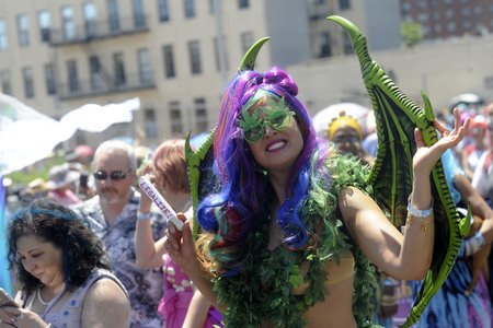 Mermaid Parade 2018 in New York