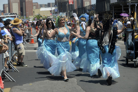 Mermaid Parade 2018 in New York