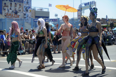 Mermaid Parade 2018 in New York