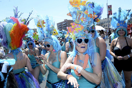 Mermaid Parade 2018 in New York