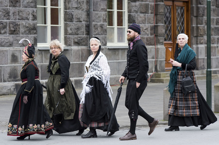 Feier zum isländischen Unabhängigkeitstag in Reykjavik
