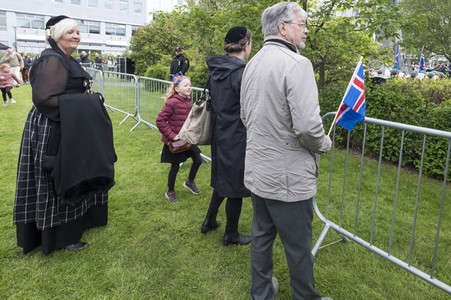 Feier zum isländischen Unabhängigkeitstag in Reykjavik