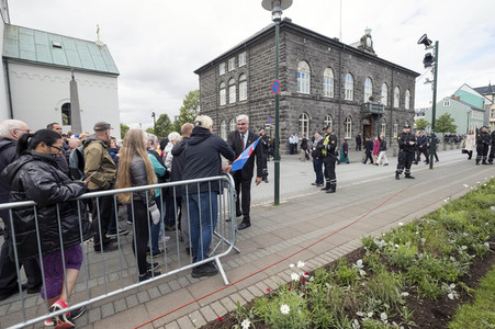 Feier zum isländischen Unabhängigkeitstag in Reykjavik