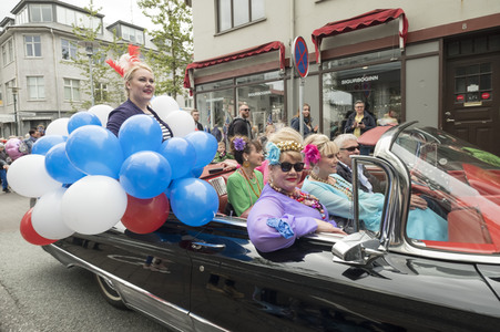 Feier zum isländischen Unabhängigkeitstag in Reykjavik