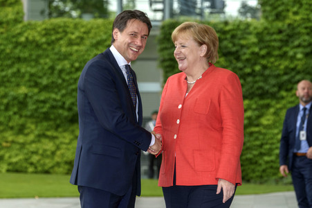 Antrittsbesuch von  Giuseppe Conte in Berlin