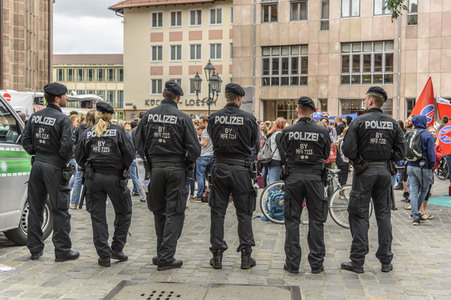 Demonstration 'Bildung statt Abschiebung' in Nürnberg