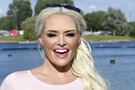 Präsentation der Uncle Sam-Sportswear-Kollektion by Daniela Katzenberger in Köln