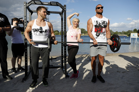 Präsentation der Uncle Sam-Sportswear-Kollektion by Daniela Katzenberger in Köln