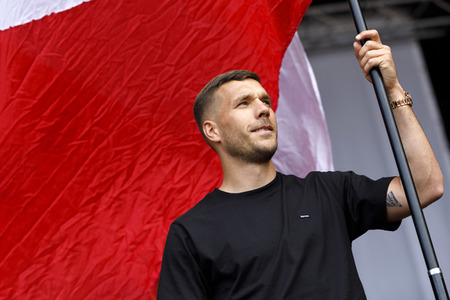 Poldi's Public Viewing Party in Köln