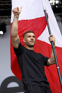 Poldi's Public Viewing Party in Köln