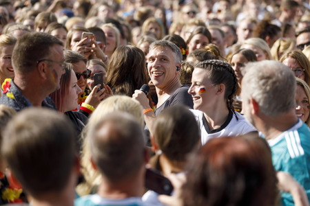 Poldi's Public Viewing Party in Köln