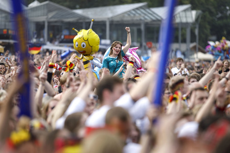 Poldi's Public Viewing Party in Köln