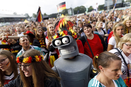 Poldi's Public Viewing Party in Köln