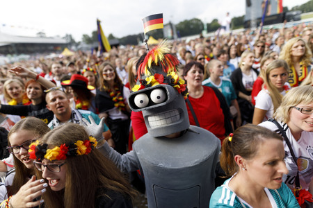 Poldi's Public Viewing Party in Köln