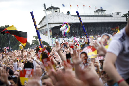 Poldi's Public Viewing Party in Köln