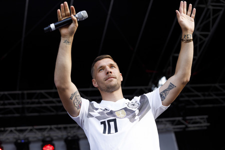 Poldi's Public Viewing Party in Köln