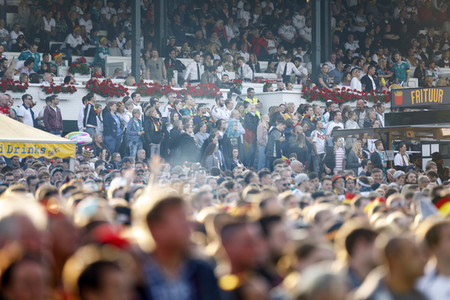 Poldi's Public Viewing Party in Köln