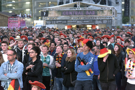 FIFA World Cup Public Viewing Deutschland gegen Schweden in Nürnberg