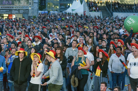 FIFA World Cup Public Viewing Deutschland gegen Schweden in Nürnberg