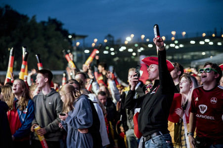 FIFA World Cup Public Viewing Deutschland gegen Schweden in Nürnberg