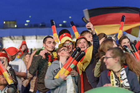 FIFA World Cup Public Viewing Deutschland gegen Schweden in Nürnberg