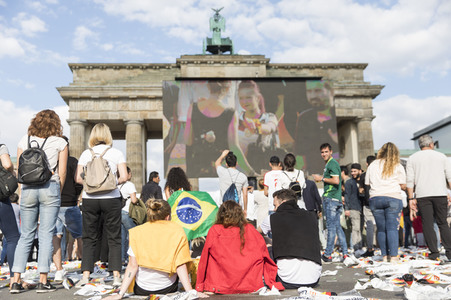 FIFA WM Public Viewing Deutschland gegen Südkorea in Berlin