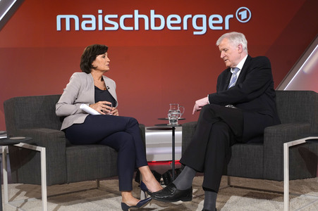 Talkshow 'Maischberger' in Berlin