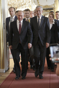 Staatsbesuch von Wladimir Putin in Wien