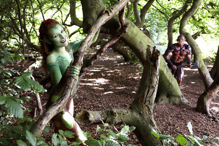 GEEK ART: Märchenwald / Enchanted Forest Bodypainting
