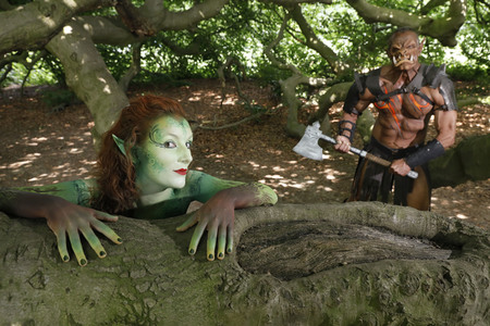 GEEK ART: Märchenwald / Enchanted Forest Bodypainting