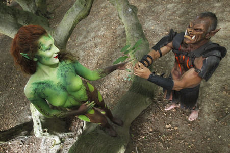 GEEK ART: Märchenwald / Enchanted Forest Bodypainting