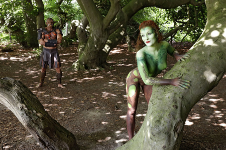 GEEK ART: Märchenwald / Enchanted Forest Bodypainting