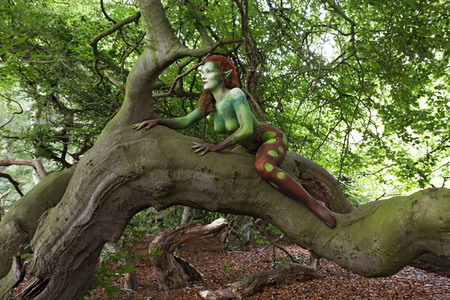 GEEK ART: Märchenwald / Enchanted Forest Bodypainting