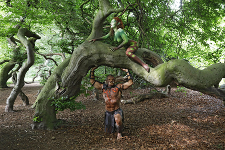 GEEK ART: Märchenwald / Enchanted Forest Bodypainting