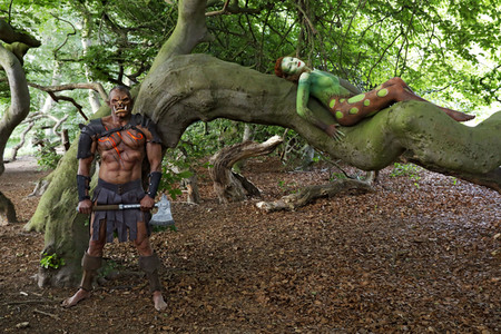 GEEK ART: Märchenwald / Enchanted Forest Bodypainting