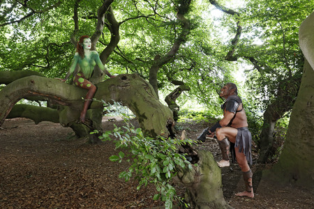 GEEK ART: Märchenwald / Enchanted Forest Bodypainting
