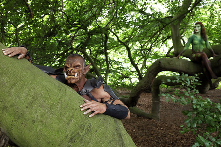 GEEK ART: Märchenwald / Enchanted Forest Bodypainting