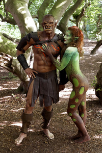 GEEK ART: Märchenwald / Enchanted Forest Bodypainting